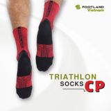  TRIATHLON CP SOCKS RED/BLACK 