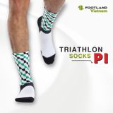  TRIATHLON PI SOCKS GREEN/WHITE 