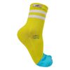 YSANDAL SOCKS 1/4 YELLOW/WHITE