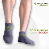  WOOL RUNNING SOCKS GREY 