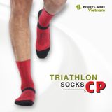  TRIATHLON CP SOCKS RED/BLACK 