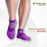  WOOL RUNNING SOCKS PURPLE 