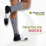  TRIATHLON AQ SOCKS BLACK/WHITE 