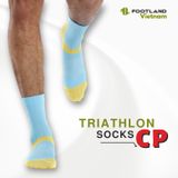  TRIATHLON CP SOCKS BLUE/YELLOW 