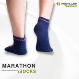  MARATHON SOCKS NAVY/RED 