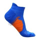  SPORT SOCKS 1/4 BLUE/ORANGE 