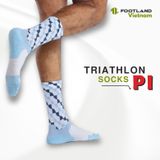  TRIATHLON PI SOCKS BLUE/WHITE 