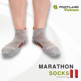  MARATHON II SOCKS GREY/ORANGE 