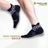  WOOL RUNNING SOCKS BLACK 