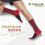  TRIATHLON AQ SOCKS RED/BLACK 