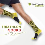  TRIATHLON AQ SOCKS YELLOW/BLACK 