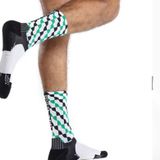  TRIATHLON PI SOCKS GREEN/WHITE 