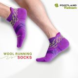  WOOL RUNNING SOCKS PURPLE 