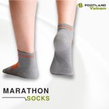  MARATHON SOCKS GREY/ORANGE 