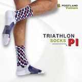  TRIATHLON PI SOCKS NAVY/WHITE 