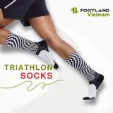  TRIATHLON AQ SOCKS BLACK/WHITE 