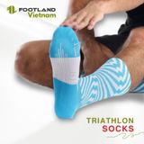  TRIATHLON AQ SOCKS BLUE/WHITE 