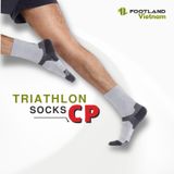  TRIATHLON CP SOCKS GREY/BLACK 