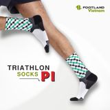  TRIATHLON PI SOCKS GREEN/WHITE 