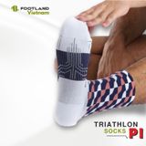 TRIATHLON PI SOCKS NAVY/WHITE 