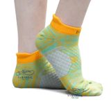  SPORT SOCKS 1/4 GREEN/ORANGE 