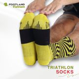  TRIATHLON AQ SOCKS YELLOW/BLACK 