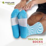  TRIATHLON AQ SOCKS BLUE/WHITE 