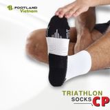  TRIATHLON CP SOCKS WHITE/BLACK 