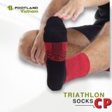  TRIATHLON CP SOCKS RED/BLACK 
