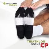  TRIATHLON CP SOCKS WHITE/BLACK 