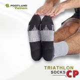  TRIATHLON CP SOCKS GREY/BLACK 