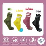  YSANDAL SOCKS 1/4 ARMY/BLACK 