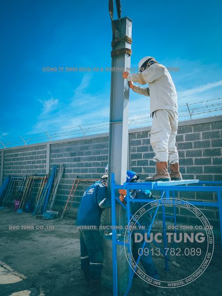  DT00024 Fabrication Processing - Corrosion Protection - Solar Battery Storage Installation 