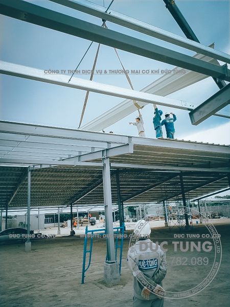  DT00024 GIA CÔNG CHẾ TẠO- CHỐNG ĂN MÒN - LẮP DỰNG NHÀ KHO PIN NĂNG LƯỢNG MẶT TRỜI 