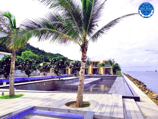  DT00031 GIA CÔNG CHẾ TẠO, BẮN CÁT PHUN SƠN, LẮP ĐẶT MÁI CHE RESORT SAO MAI 