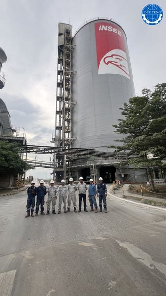  DT00043 Dự án: Sữa chữa vết nứt và xử lý bề mặt, Sơn chống thấm silo xi măng đốt ống khói nhà máy xi măng INSEE Phú Mỹ 
