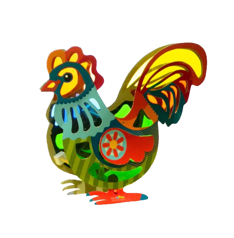 Lồng đèn Trung Thu Xanh - Gà mơ