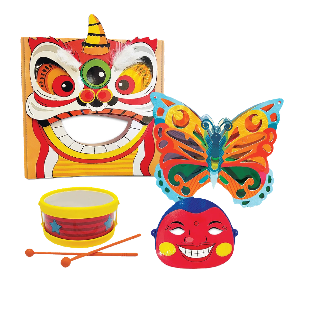 Lồng đèn Trung Thu Xanh - Bướm hoa