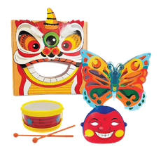 Lồng đèn Trung Thu Xanh - Bướm hoa