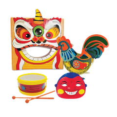 Lồng đèn Trung Thu Xanh - Gà mơ