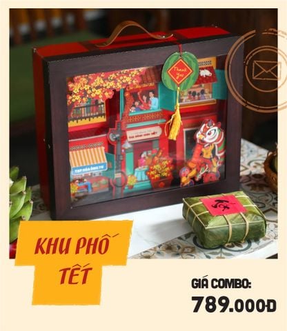 COMBO QUÀ TẾT XANH IKACHI | KHU PHỐ TẾT