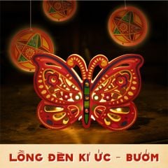 Lồng đèn trang trí Ký Ức Đêm Trăng - Bướm