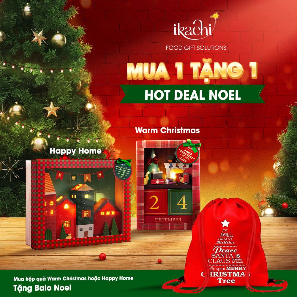 Quà Giáng Sinh Xanh WARM CHRISTMAS