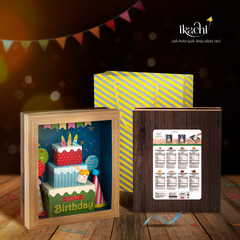 HỘP QUÀ XANH CÁ NHÂN HÓA CHIẾC BÁNH YÊU THƯƠNG - THE LOVE CAKE