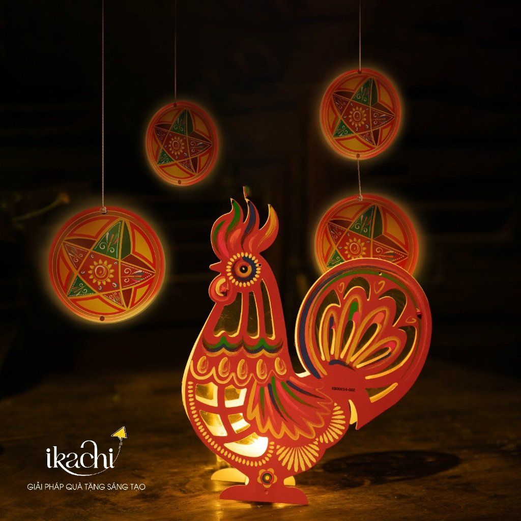 Lồng đèn trang trí Ký Ức Đêm Trăng - Gà Mini