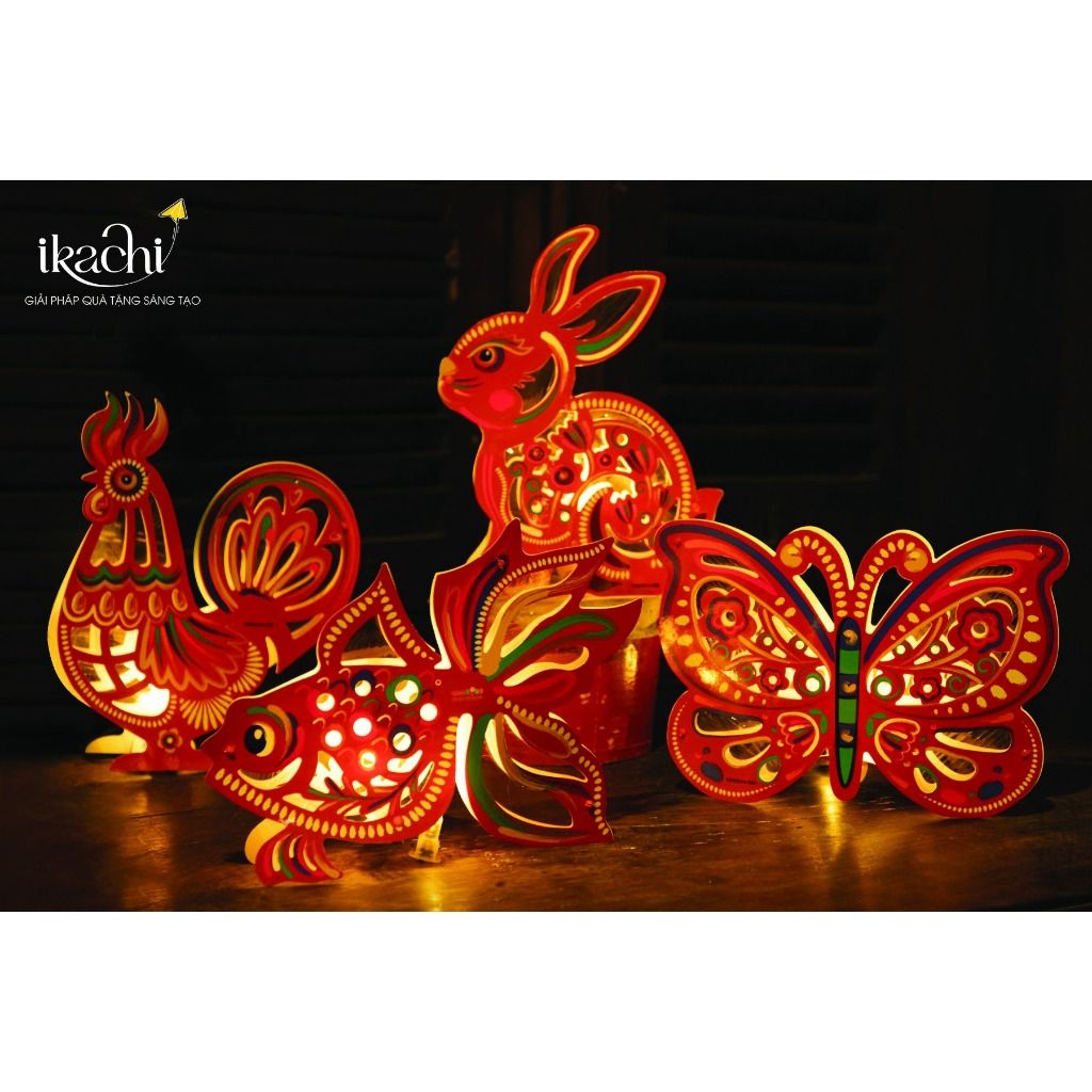 Lồng đèn trang trí Ký Ức Trung Thu - Bướm Mini