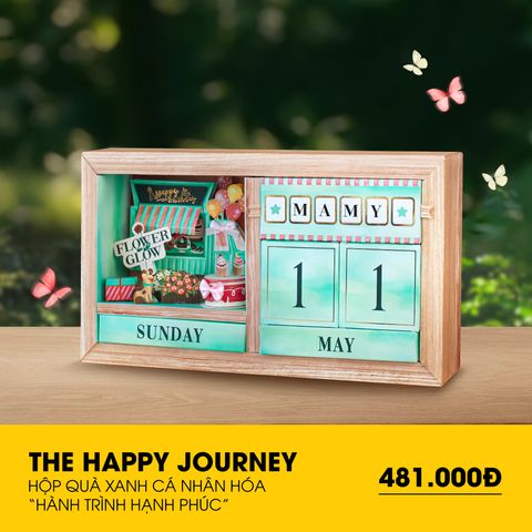 HỘP QUÀ XANH CÁ NHÂN HÓA HÀNH TRÌNH HẠNH PHÚC - THE HAPPT JOURNEY