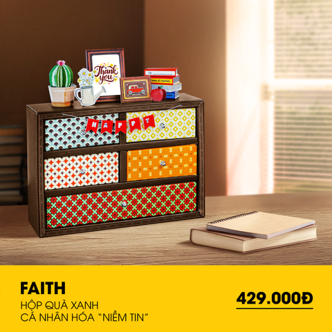 HỘP QUÀ XANH CÁ NHÂN HÓA NIỀM TIN - FAITH