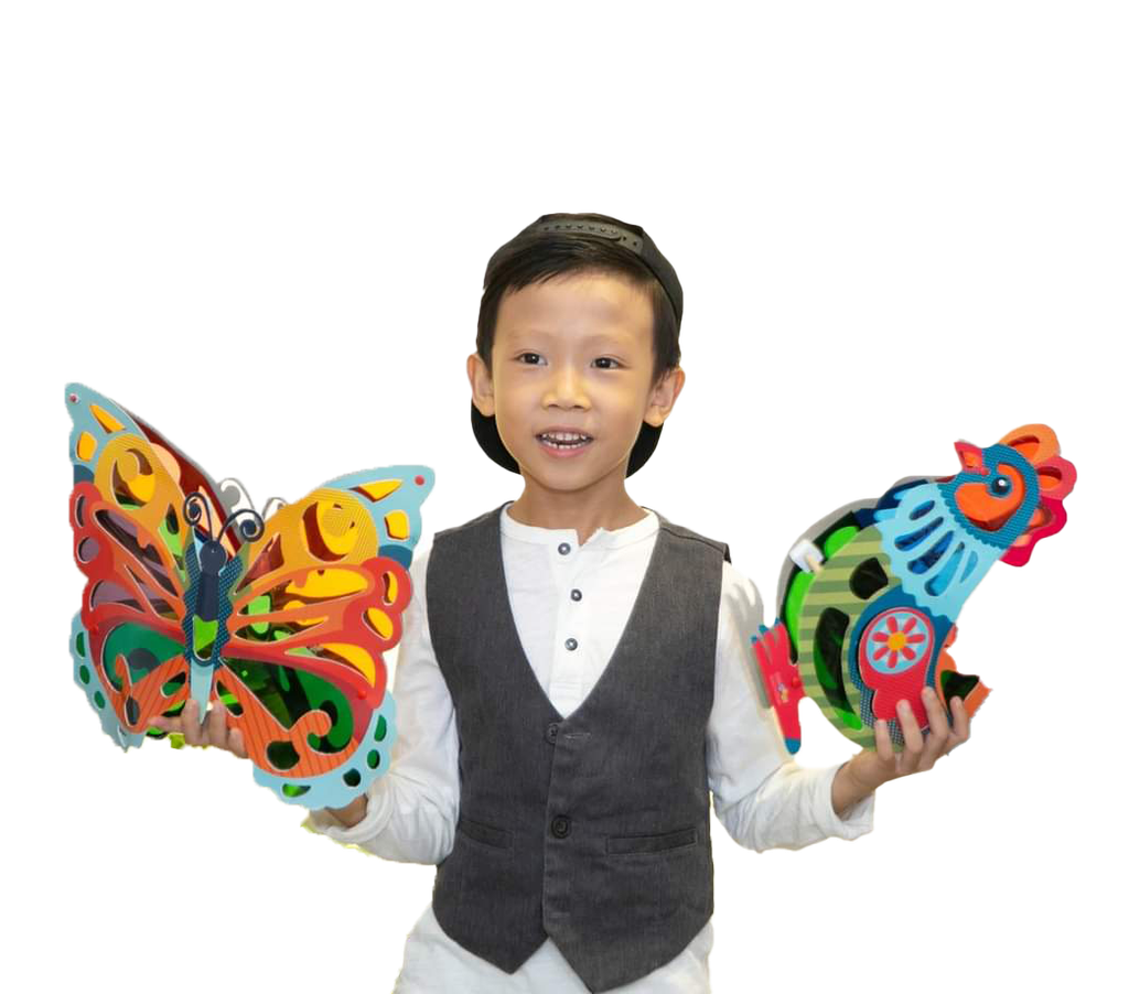 Lồng đèn Trung Thu Xanh - Gà mơ