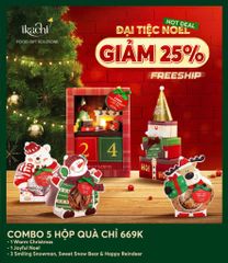 ĐẠI TIỆC NOEL 1 - COMBO 5 HỘP QUÀ
